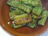 煎苦瓜