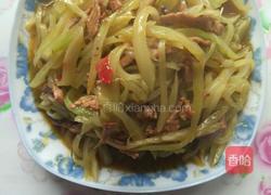 莴笋炒肉的做法图解5
