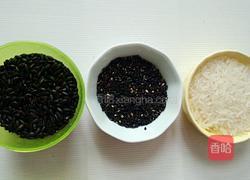 黑米芝麻糊的做法图解1