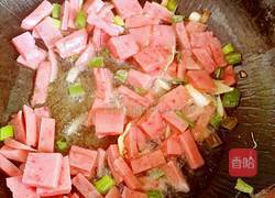 绿豆芽炒火腿的做法图解6