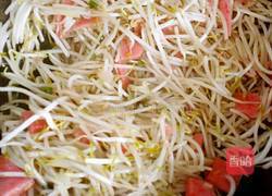 绿豆芽炒火腿的做法图解8