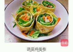 鸡蛋蔬菜卷的做法图解8