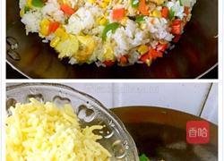 芝士蛋炒饭的做法图解7