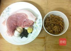 菜干蒸肉末的做法图解1