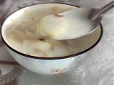 豆浆水果粥