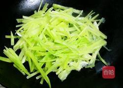 清炒莴笋的做法图解4