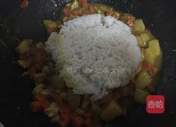 咖喱鸡肉焗饭的做法图解8