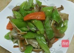 青椒炒猪耳的做法图解4