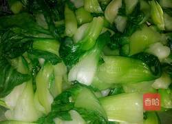 爆炒油菜的做法图解7