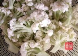 小炒有机菜花的做法图解1