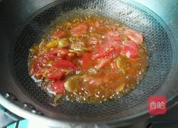 西红柿烧豆角的做法图解5