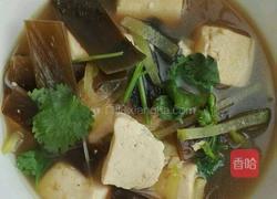 海带丝豆腐汤的做法图解9
