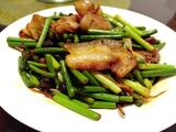 蒜薹回锅肉