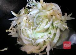 炒包菜的做法图解4