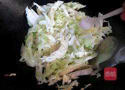 炒包菜的做法图解5