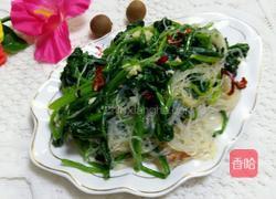 菠菜拌粉丝的做法图解6