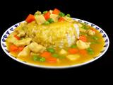 印度咖喱鸡丁饭