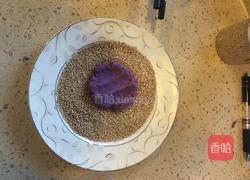 紫薯芝麻饼的做法图解12