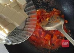 家常蕃茄鸡蛋炖豆腐的做法图解5