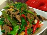 小炒黄牛肉