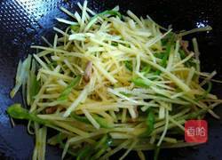 肉丝青椒炒土豆丝的做法图解6