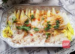 蒜茸粉丝娃娃菜的做法图解7