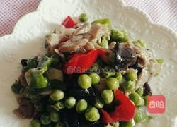 豌豆小炒肉的做法图解8