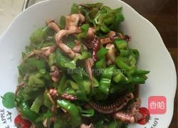 青椒炒鱿鱼丝的做法图解5