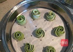 绿玫瑰花卷的做法图解19
