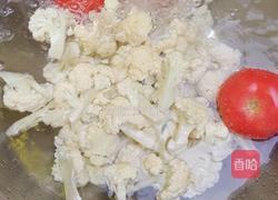 西红柿炒花菜的做法图解2