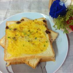 葱香鸡蛋吐司的做法 菜谱 香哈网