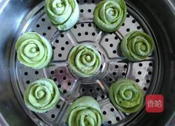 绿玫瑰花卷的做法图解15