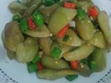 杭椒炒茄子