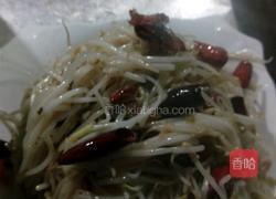 酸辣绿豆芽的做法图解3