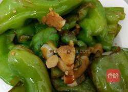 蒜香虎皮辣椒的做法图解4