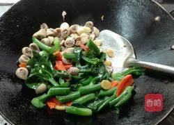 芥蓝炒生肠的做法图解4