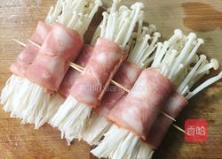 培根金针菇卷 （烤箱版）的做法图解5