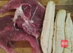 黄瓜咸蒸瘦肉的做法图解1