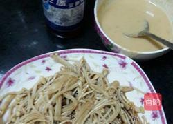 麻酱拌金针菇的做法图解4