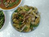 洋葱青椒炒饼