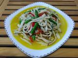 杏鲍菇炒鸡丝