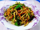 青椒胡萝卜炒鸡丝