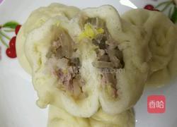 白菜粉丝猪肉包子的做法图解14
