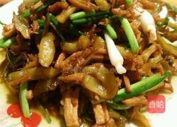 榨菜炒肉丝的做法图解6