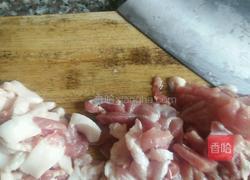 青豆米炒肉的做法图解3