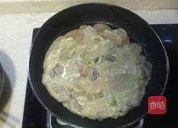 绿野鲜菇饼的做法图解5