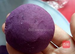 紫薯芝麻饼的做法图解5