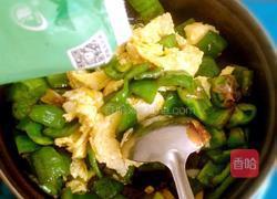 青椒炒鸡蛋的做法图解8