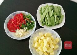 土豆炖豆角的做法图解3