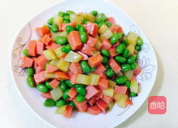 炒三丁的做法图解10